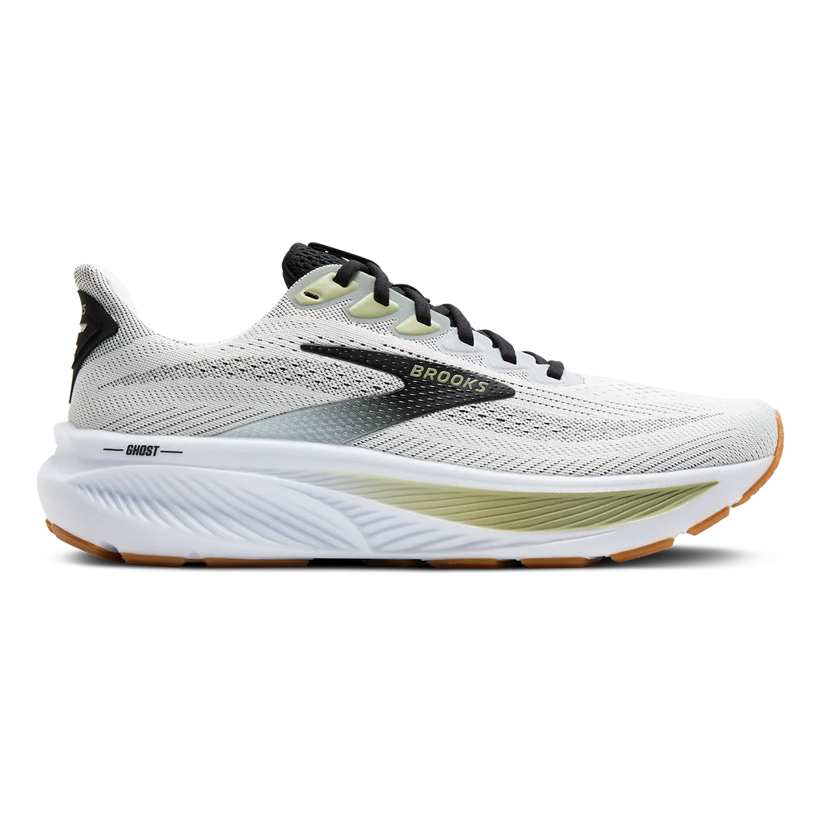 Hyperbolic Grooves Brooks Ghost 17 White - Black - Tea