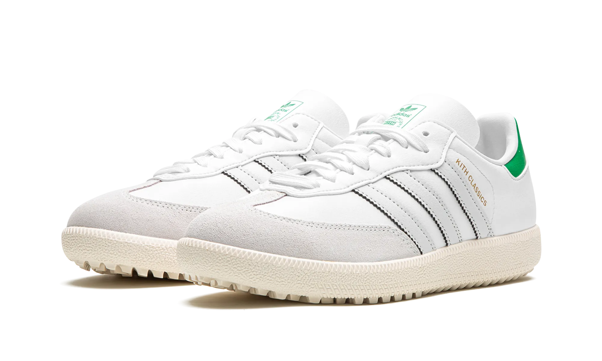 Samba Golf "Kith - White / Green" Minimal Choice Campus Hike