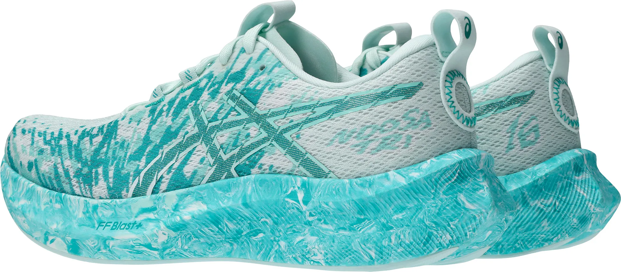 fabric upper shoes Asics Noosa Tri 16 Womens Running Shoes - White
