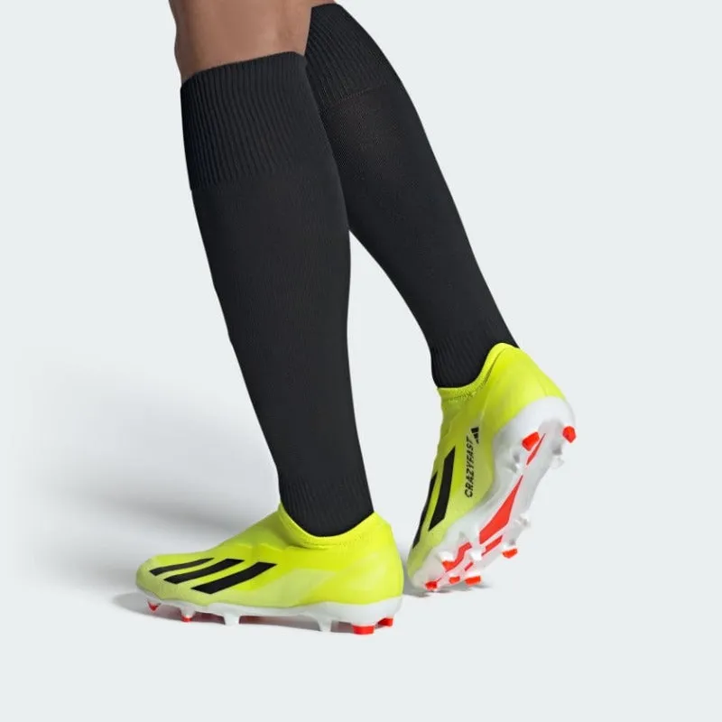 Locked Midfoot adidas X Crazyfast .3 Laceless Firm Ground Cleats