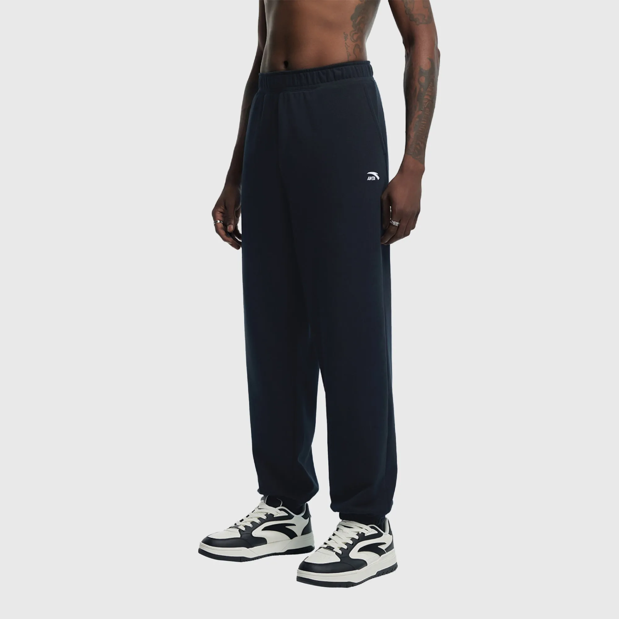 ANTA Knit Track Pants Hyper Responsive Cushioning Comfortable Velcro Dual Density Foam Layer