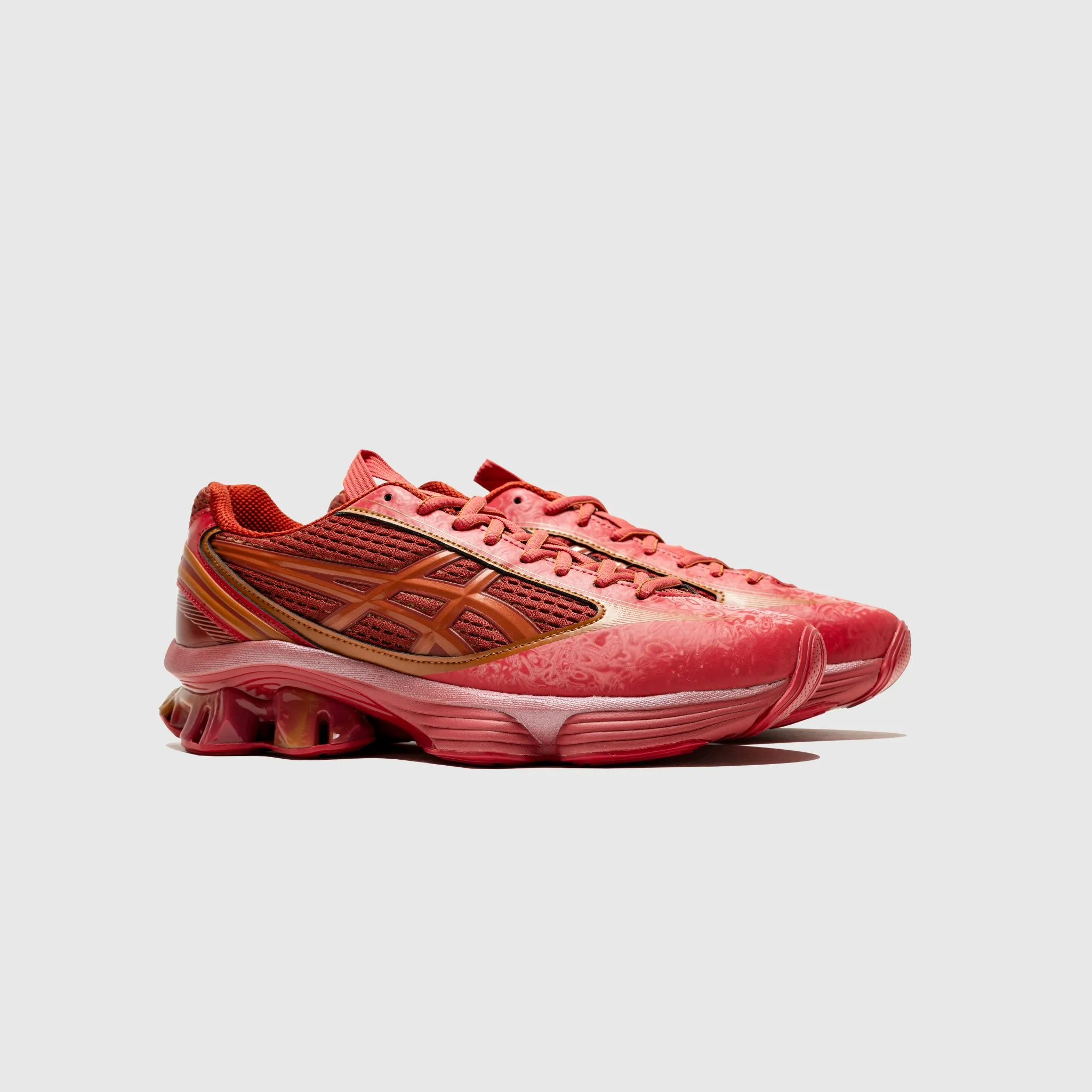 quarter - length running wear light - weight sole shoes US6-S GEL-KINETIC FLUENT