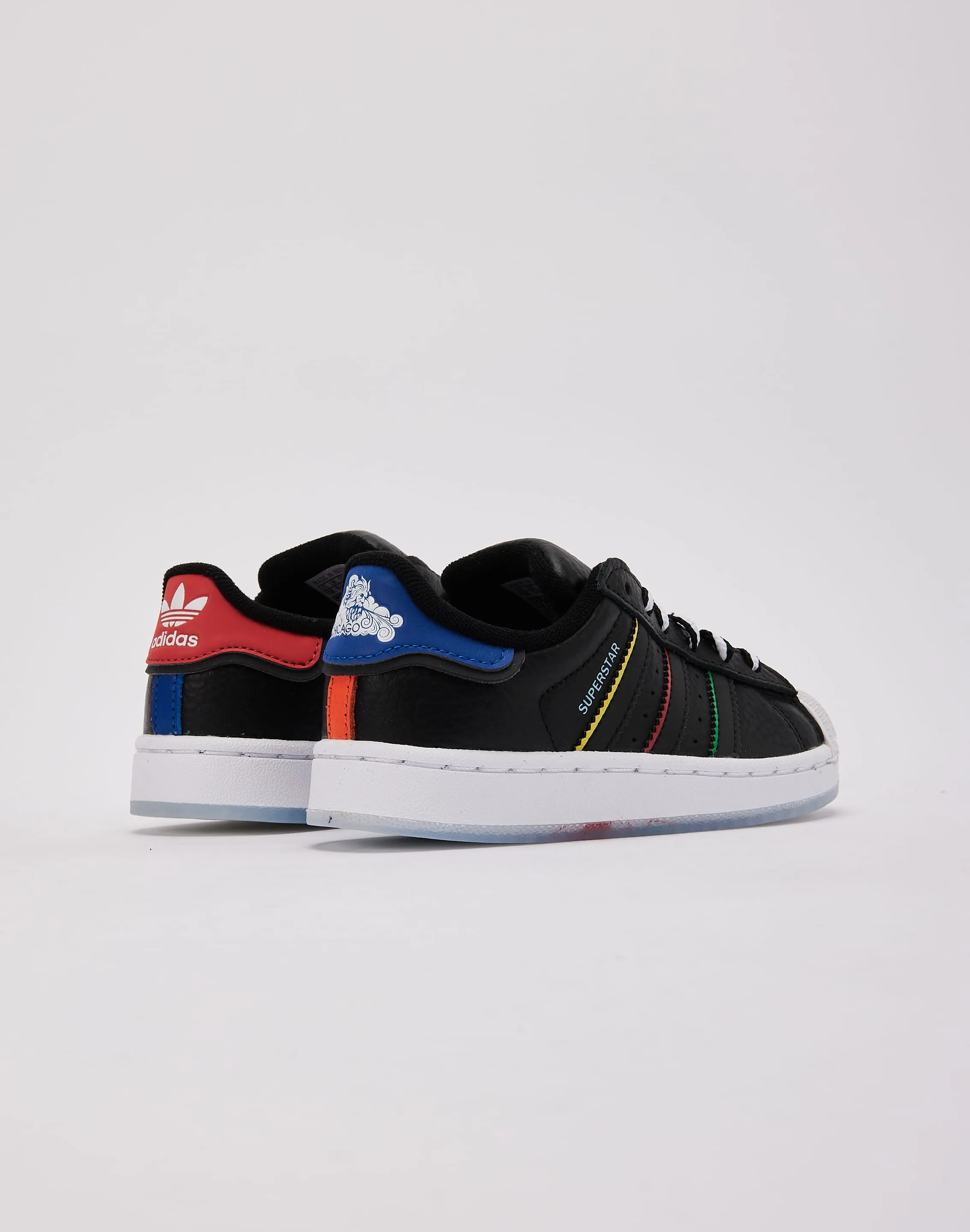 Adidas Superstar II 'Chicago' Toddler Slip On Design