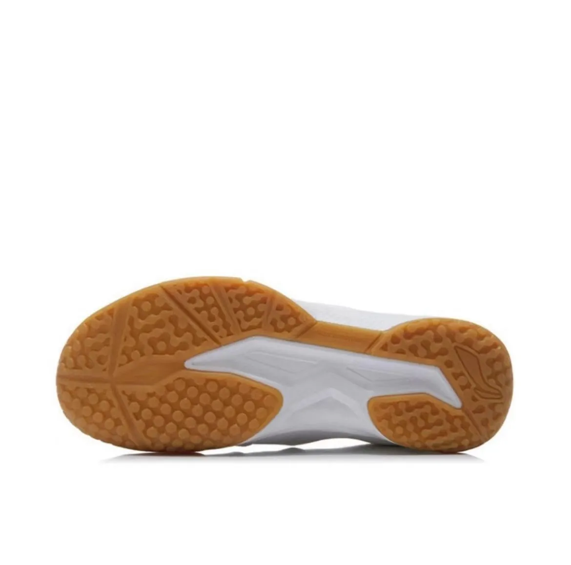 Hyper Flex Grooves Li-Ning Almighty King 2 1V1 Badminton Shoes - White/Black