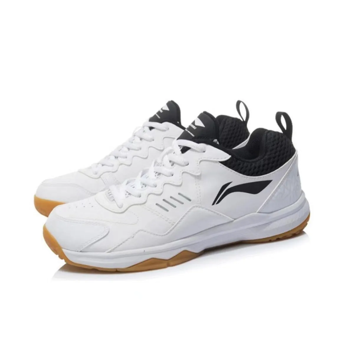 Li-Ning Almighty King 2 1V1 Badminton Shoes - White/Black Sneakers Flexibility