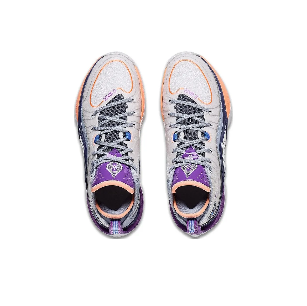 Ergonomic Heel Cup HighTop D'Angelo Russell x Li Ning Wade Shadow 5 - White/Purple