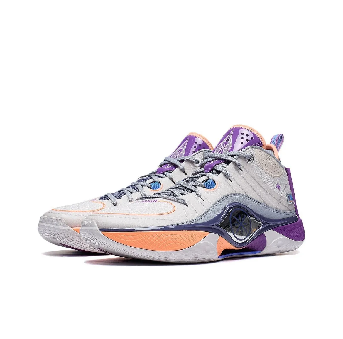 D'Angelo Russell x Li Ning Wade Shadow 5 - White/Purple Fast Dribble
