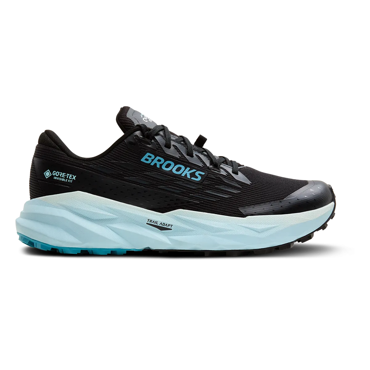 Brooks Cascadia 19 GTX running in a mud run Mountain running
