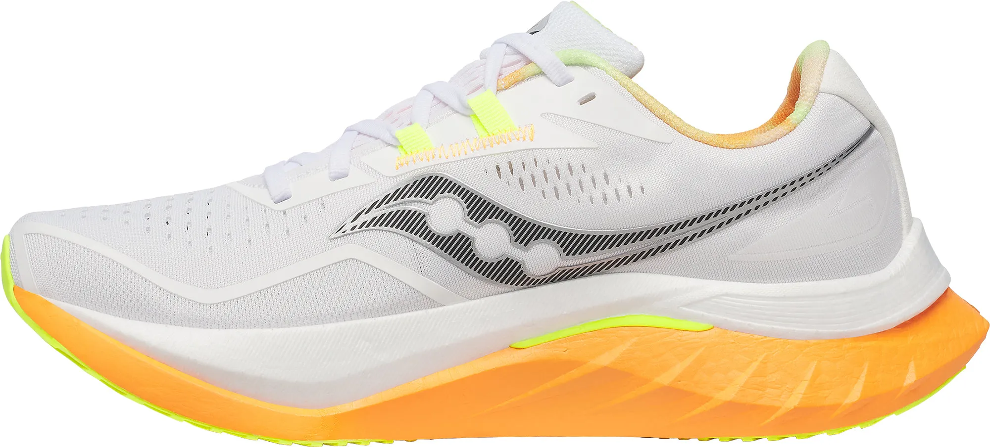 Saucony Endorphin Speed 4 Mens Running Shoes - Grey cushioning shoes Curved Toe Box Design