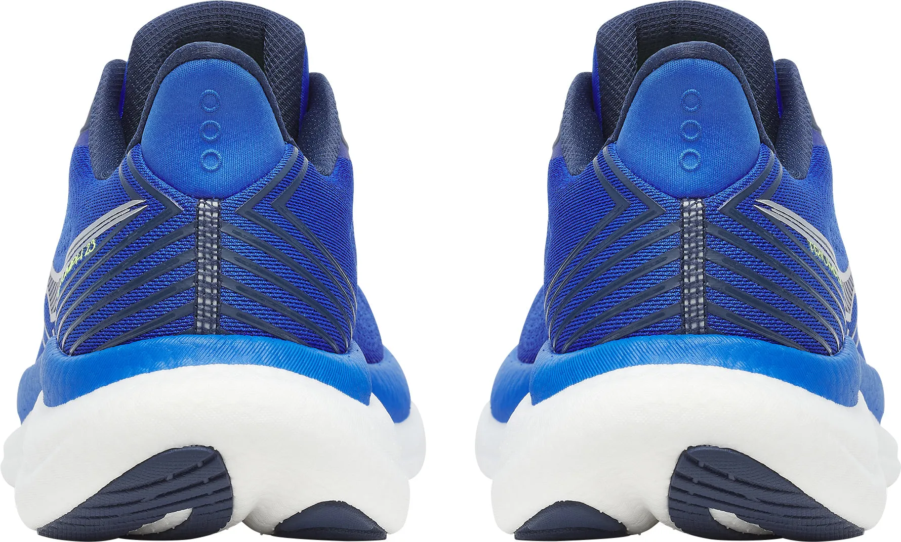 Heel Lock System Foot Training Saucony Triumph 23 Mens Running Shoes - Blue