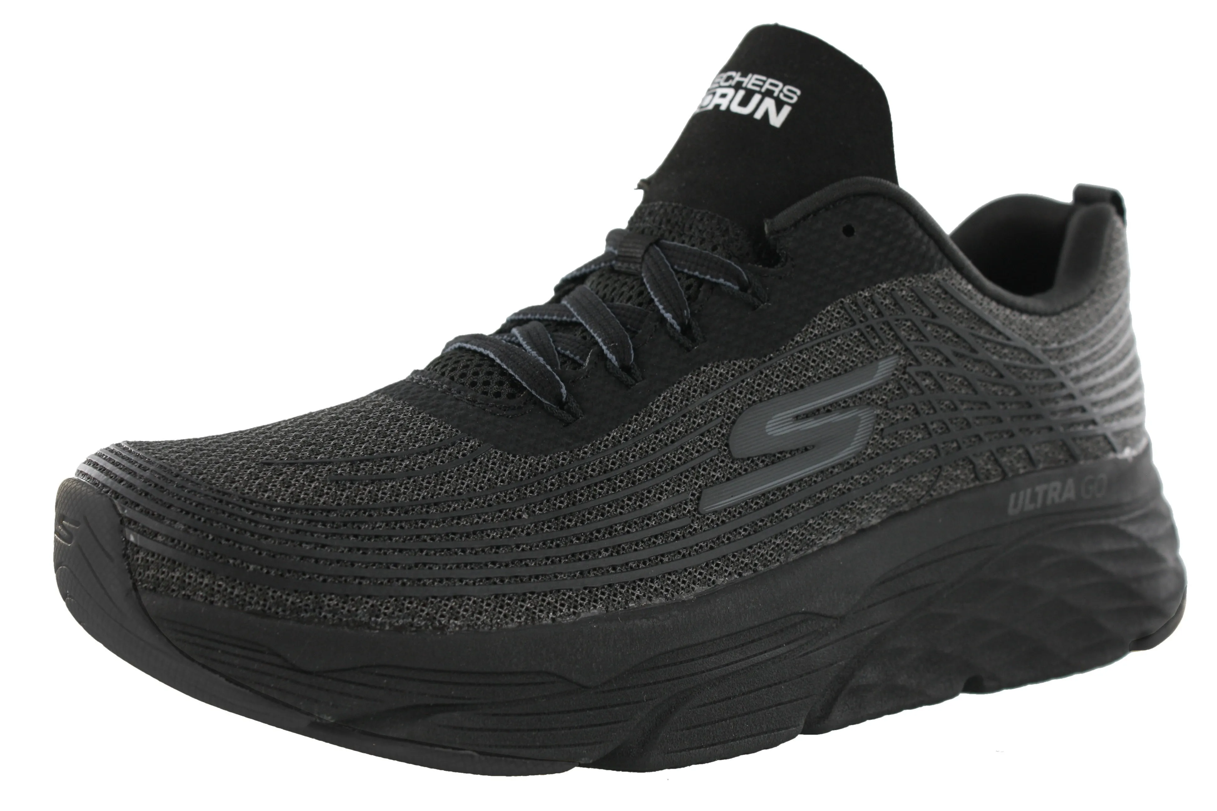 Court Grip Skechers Men's Max Cushioning Elite 4E Wide Width Running Shoes