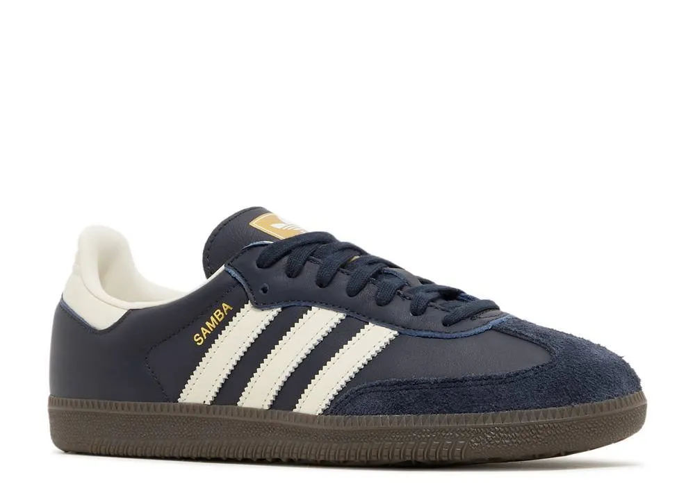Adidas Samba OG Night Navy Gum Outdoor Use Synthetic Upper