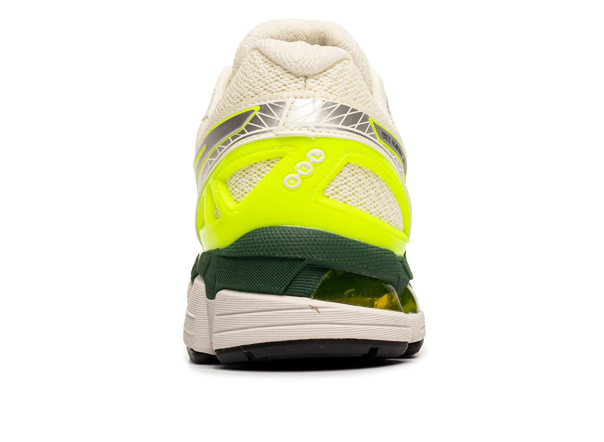 running with a flexible outsole Asics Gel-Kayano 20 'Cream / Pure Silver'