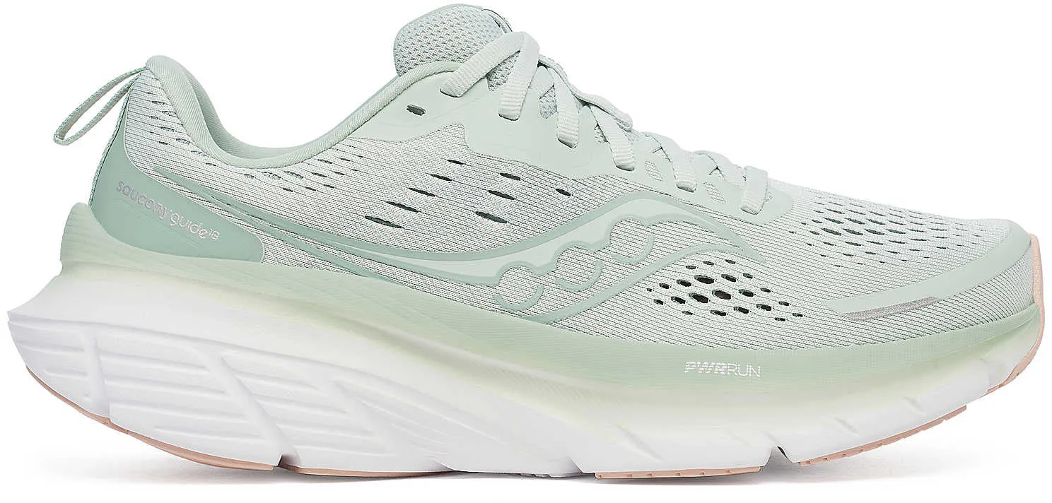 Dynamic Stability Support Saucony Guide 18 Womens Running Shoes - Green