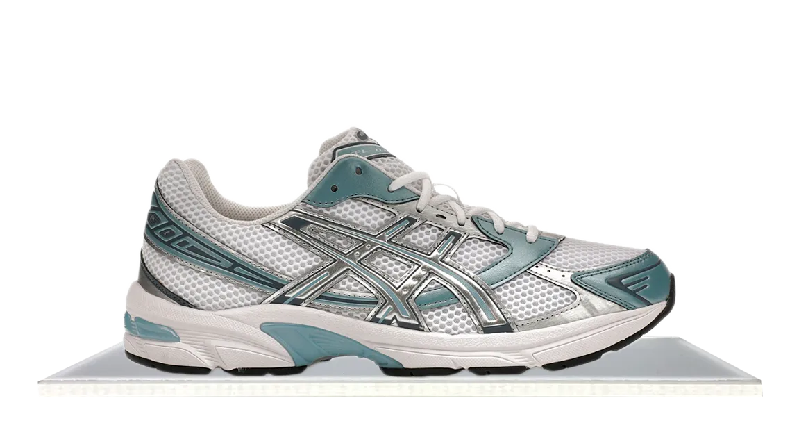 ASICS Gel-1130 White Shark Skin Lightweight Midsole Technology Adaptive Response Sole
