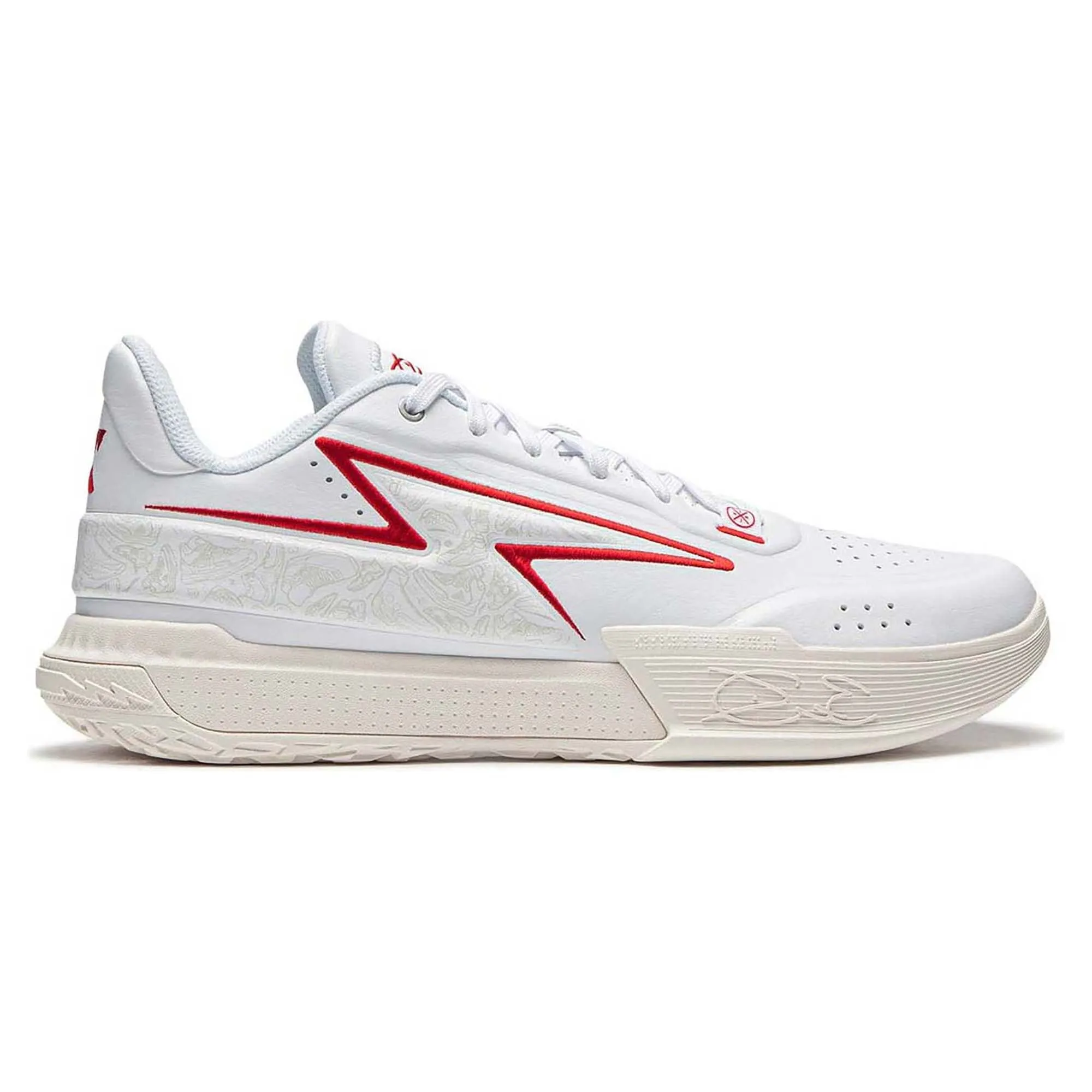 Durable Build Wade Flash 'Fire Red' Men's Basketball Shoes