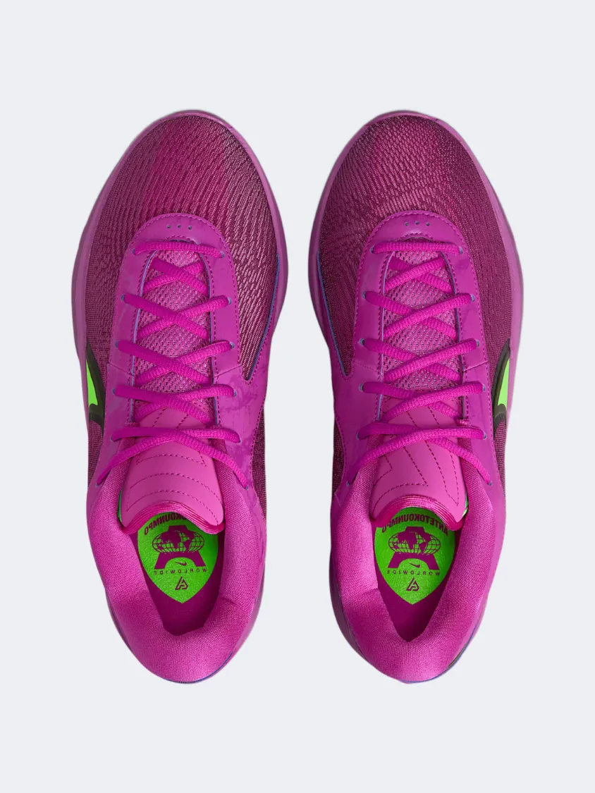Nike Giannis Freak 6 Men Basketball Shoes Bold Berry Orthotic friendly Smooth zipper closure
