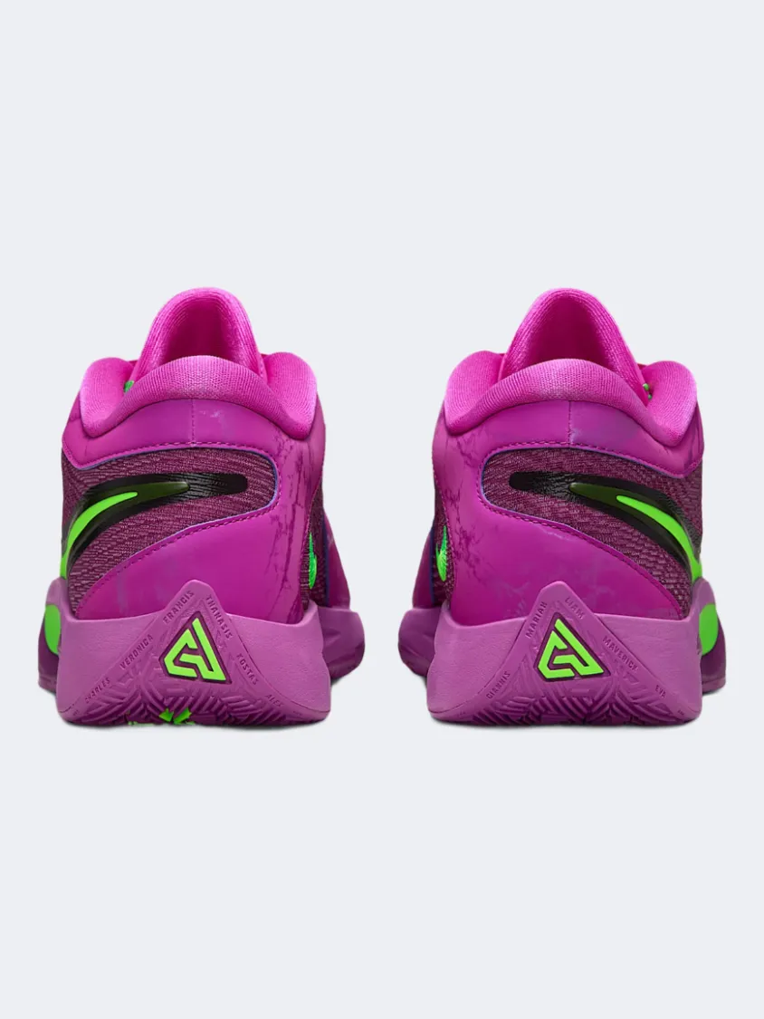 Nike Giannis Freak 6 Men Basketball Shoes Bold Berry Vertical Compression Zones