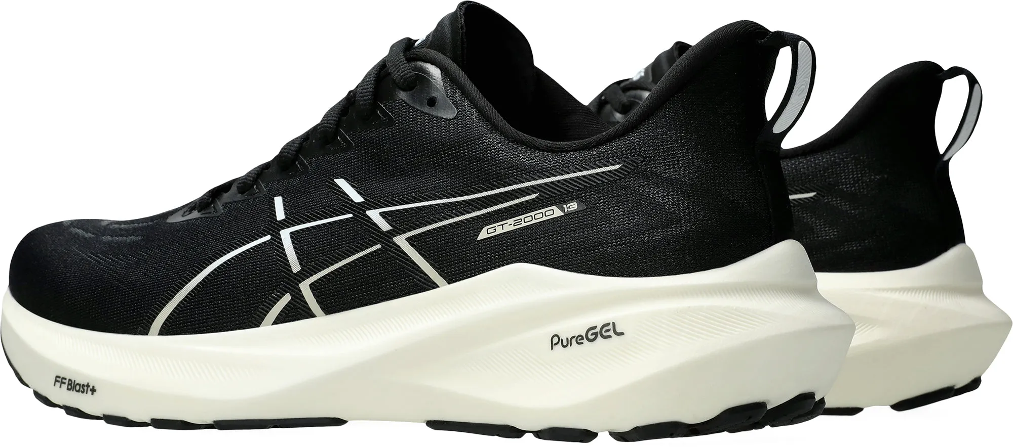 Arch Support Design monochrome - design shoes Asics GT 2000 13 Mens Running Shoes - Black