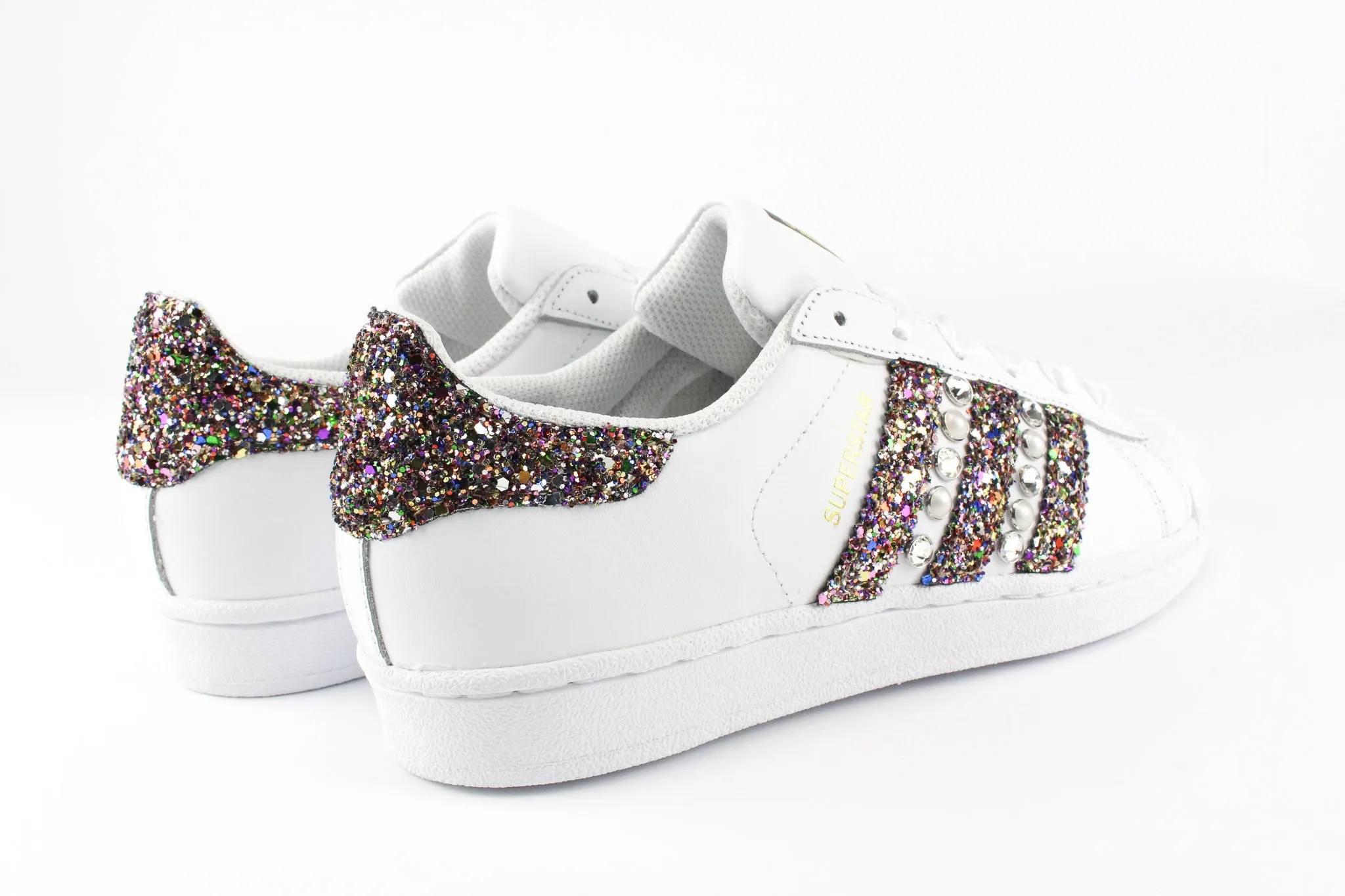 Adidas Superstar Multicolor Glitter & Strass Ease Wear