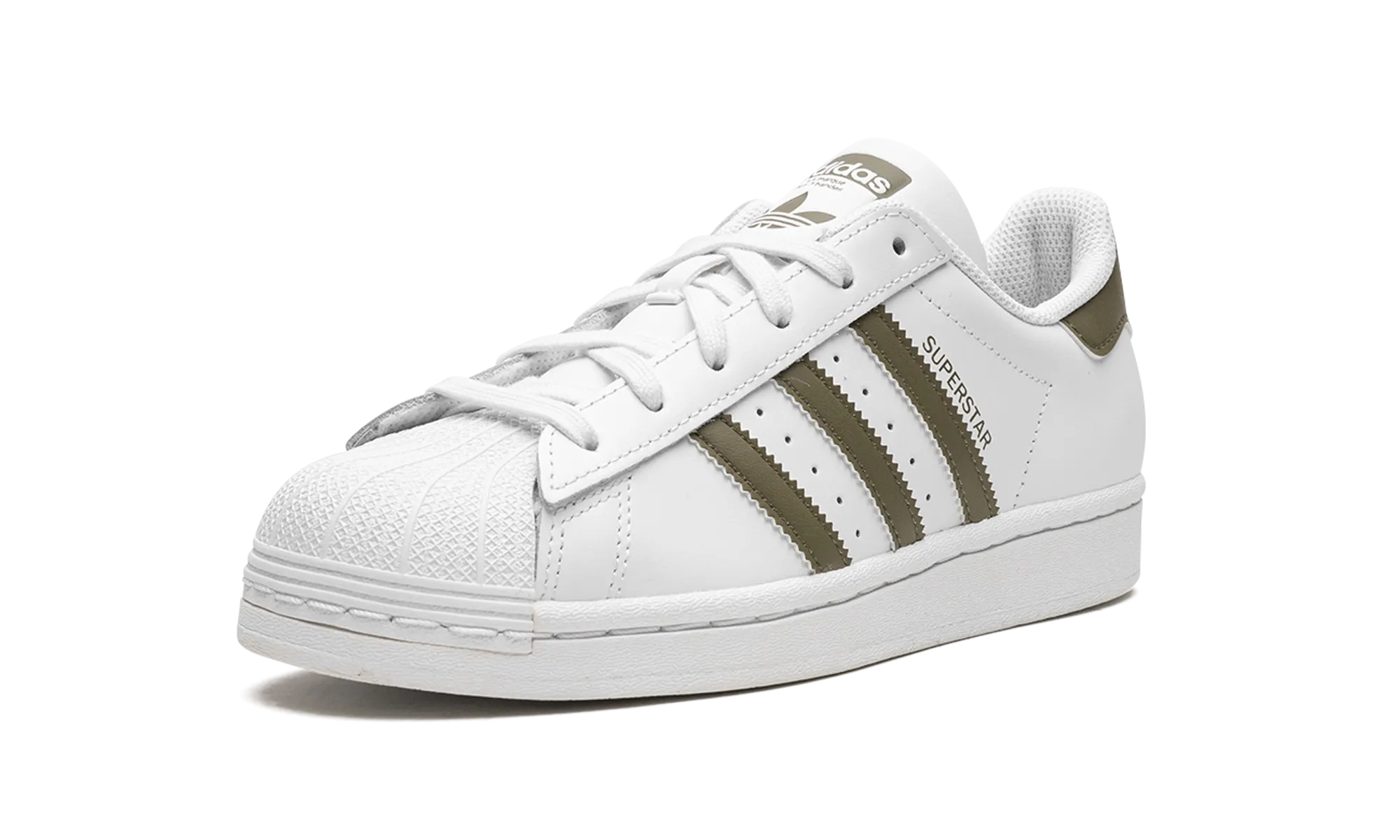 Slip Resistant Outsole Park Ready Superstar GS "Olive"