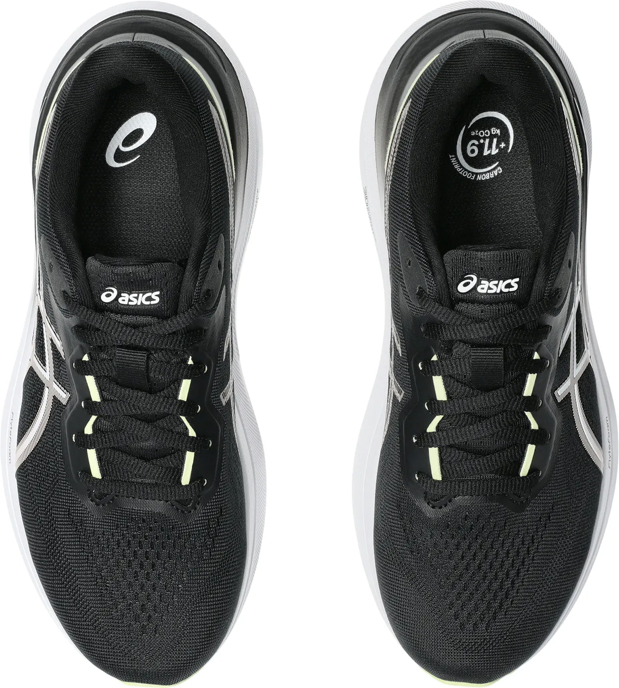 Reactive Cushioning Anatomically Shaped Footbed Asics GT 1000 13 Womens Running Shoes - Black