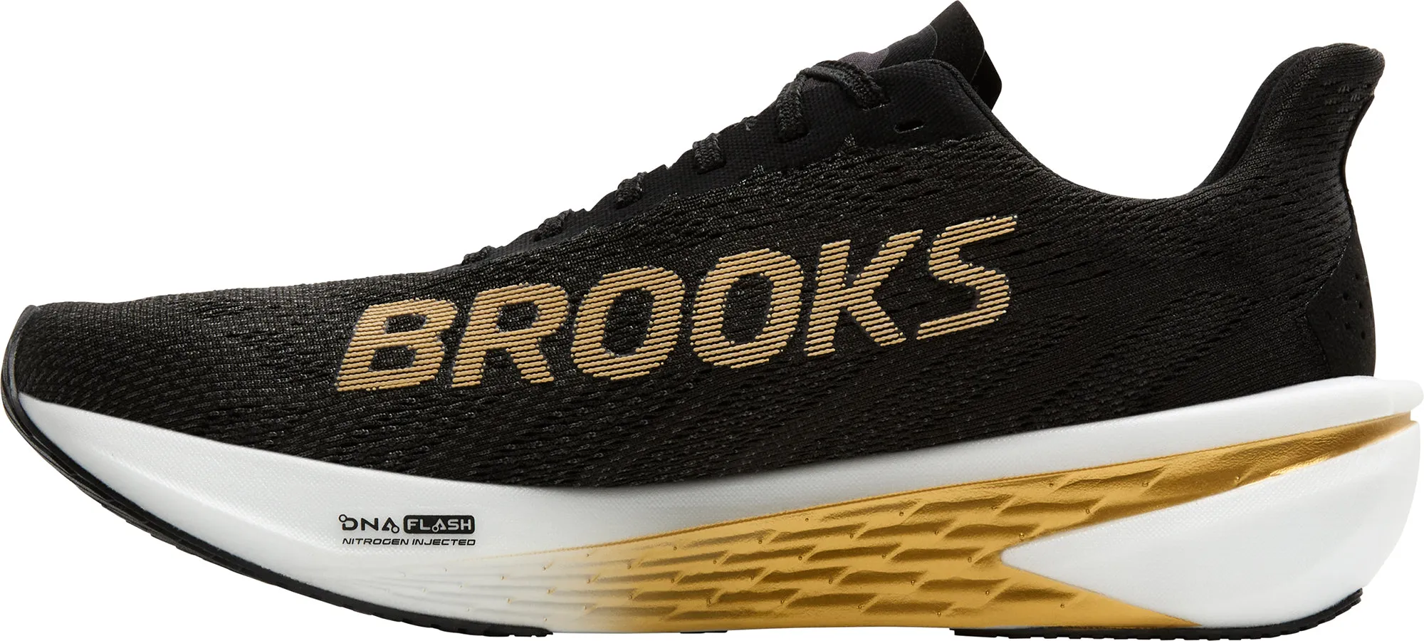 cushioned collar Brooks Hyperion 2 Womens Running Shoes - Black