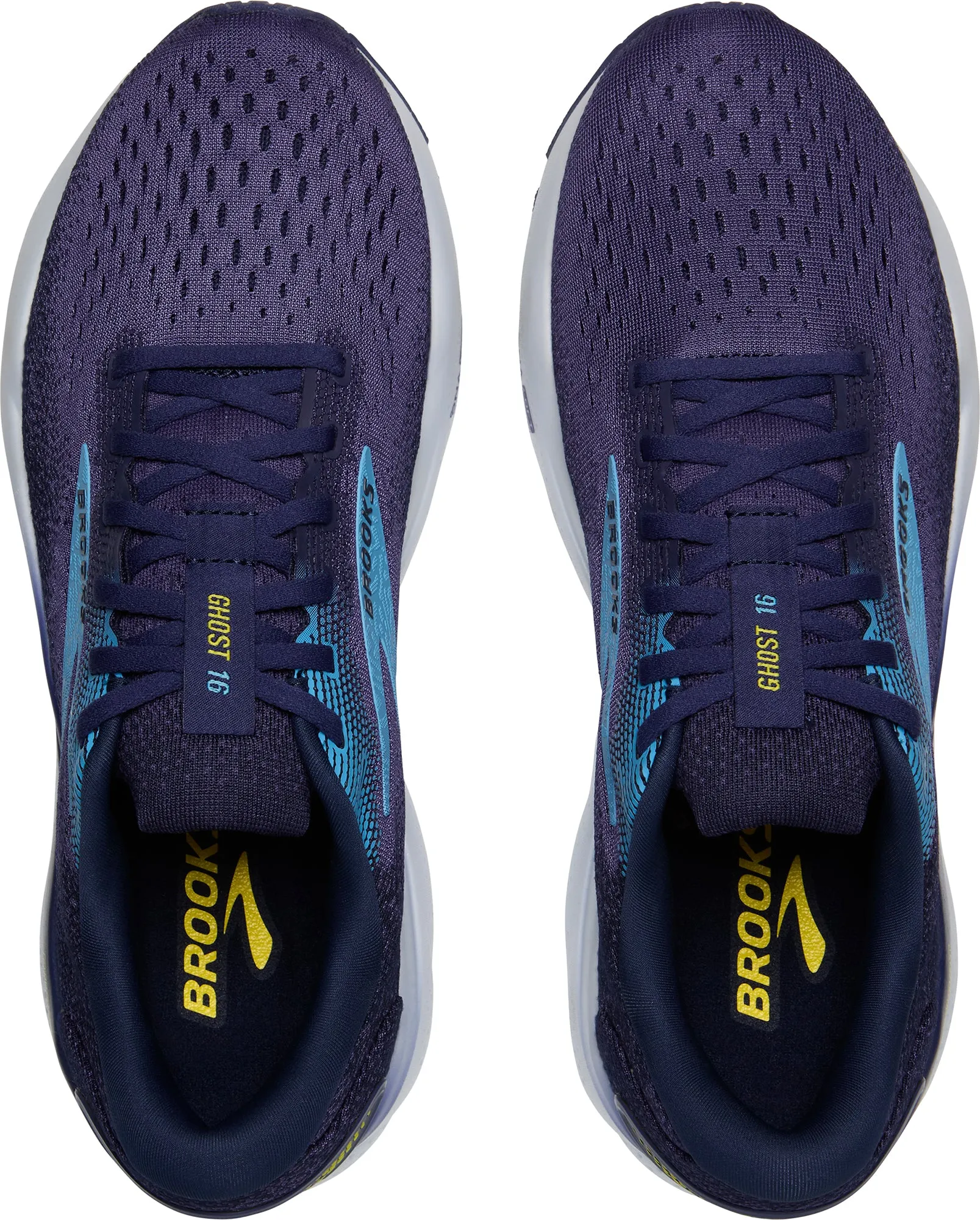 Brooks Ghost 16 Mens Running Shoes - Blue Heat resistant