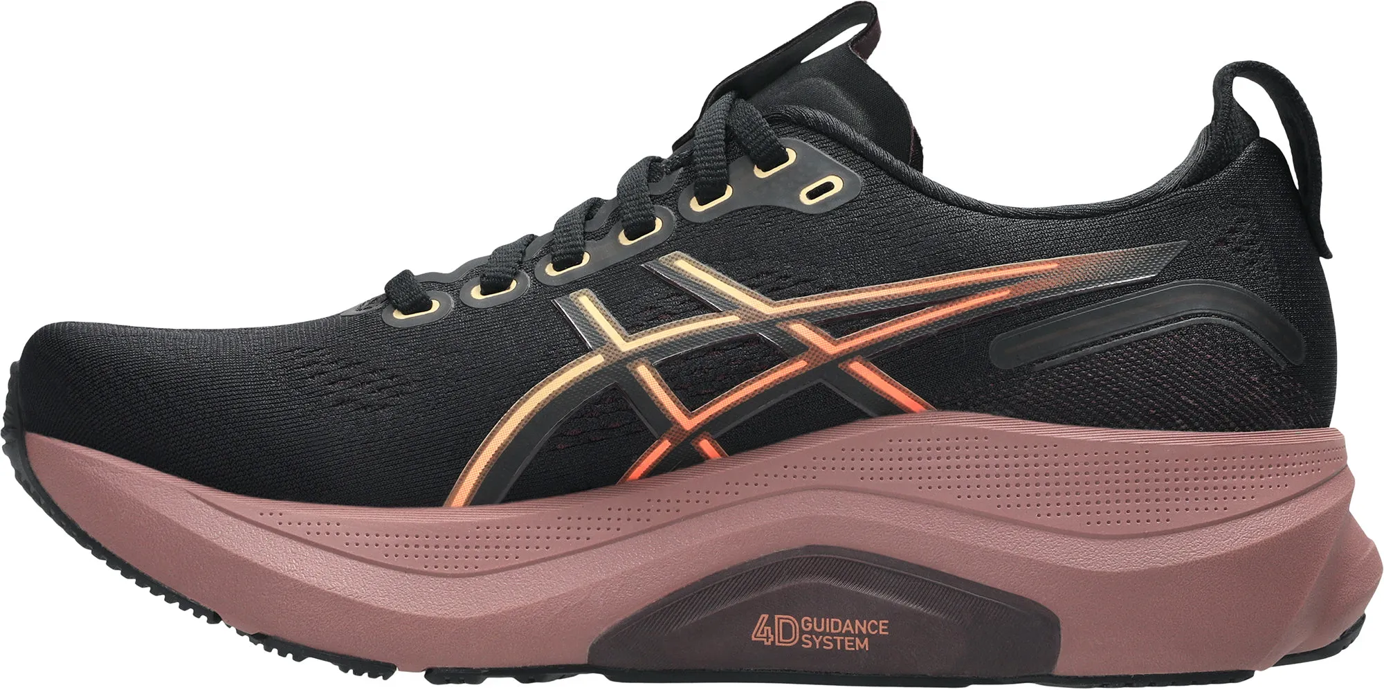 Asics Gel Kayano 32 Womens Running Shoes - Black Low Drop Platform snowboarding shoes