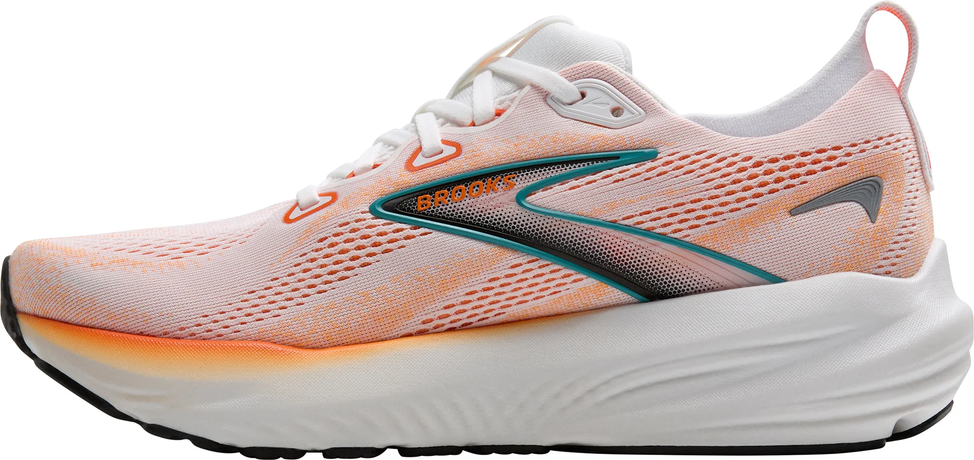 Padded Ankle Cuff padded - comfort shoes Brooks Glycerin 22 Mens Running Shoes - White