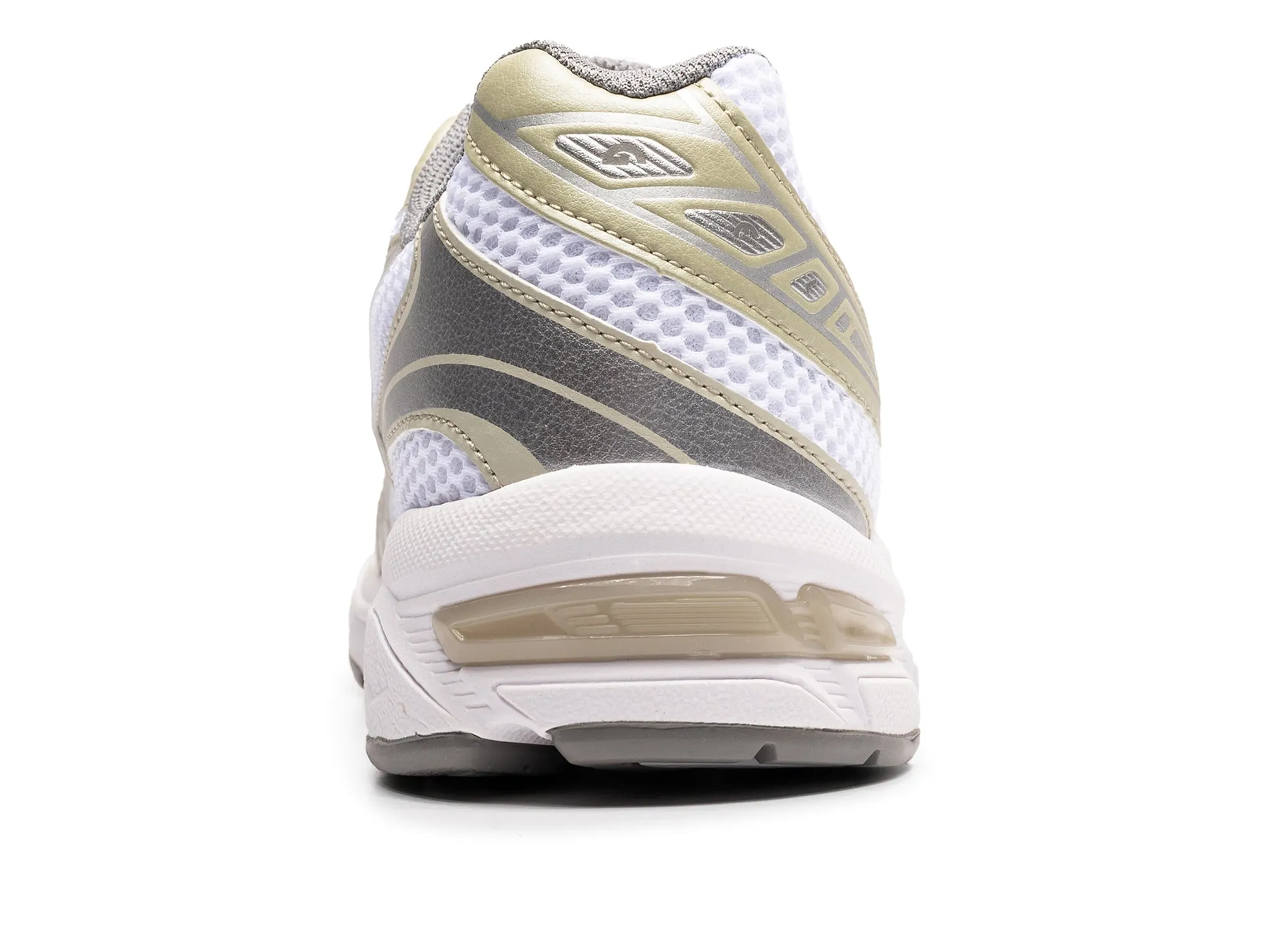 running on a track shoes Women's Asics Gel-1130 'White / Dried Leaf Green'