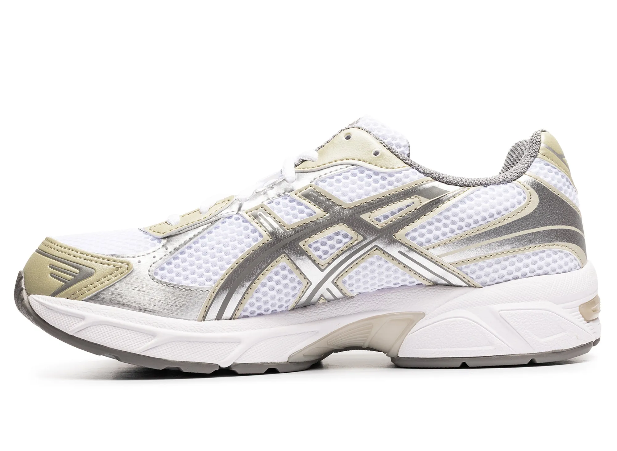 Women's Asics Gel-1130 'White / Dried Leaf Green' Anatomical Lacing System day - running shoes