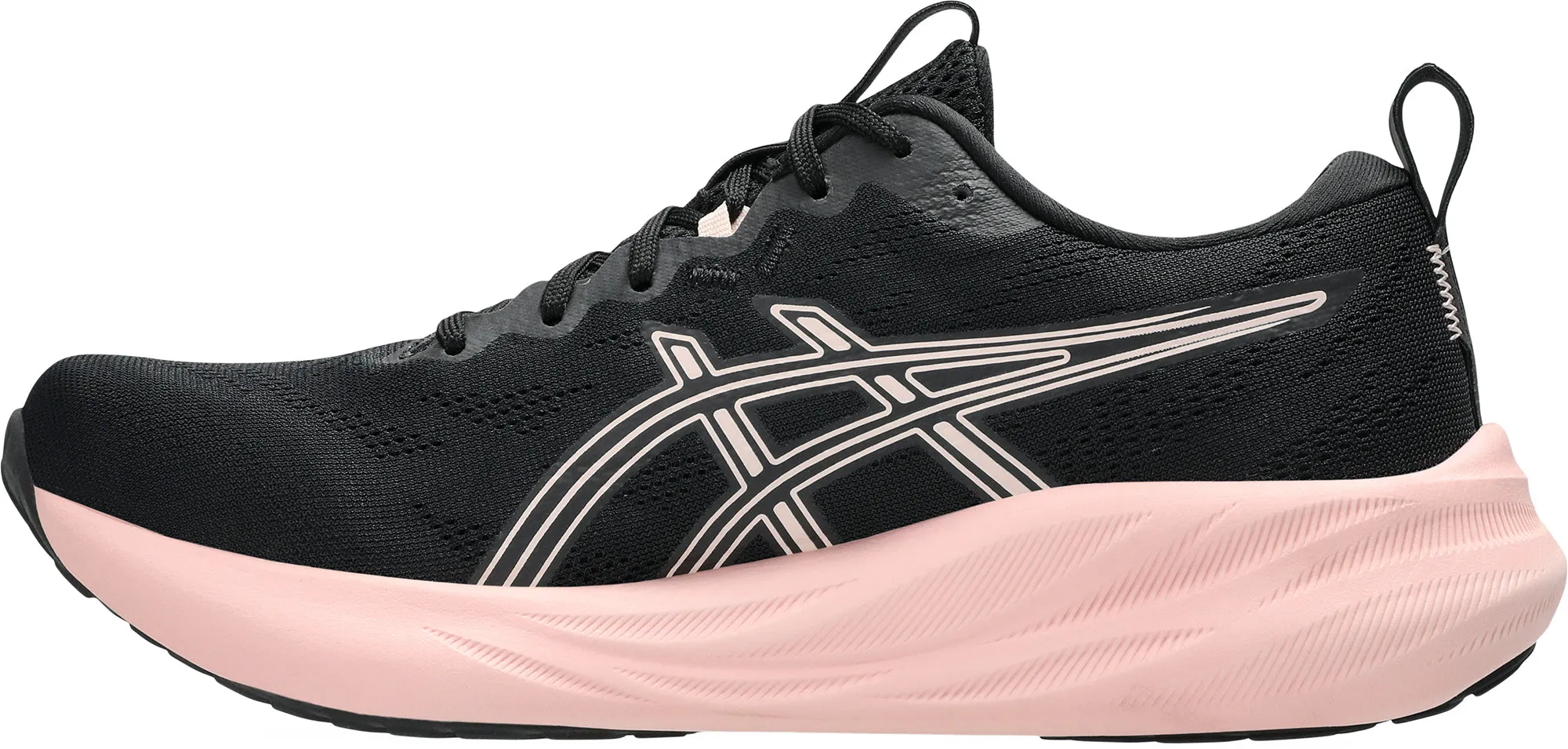 Asics Gel Pulse 16 Womens Running Shoes - Black cross - country running footwear Toe box