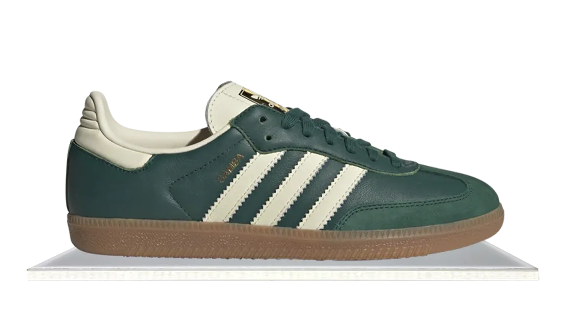 Comfortable Support Breathable Sole Adidas Samba Collegiate Green Gum