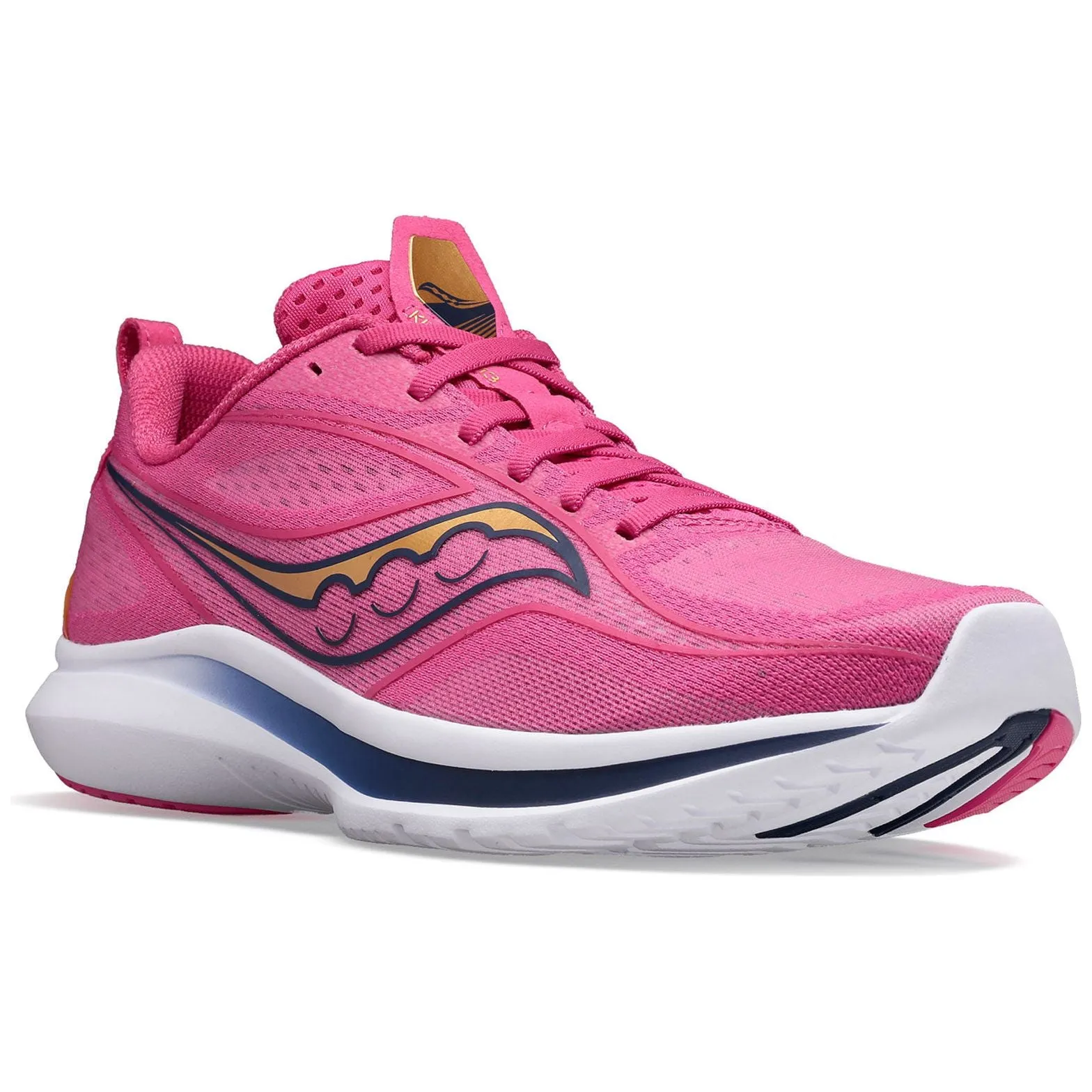Aramid Fiber Stability running on downhill shoes Saucony Kinvara 13 Mens Running Shoes - Pink