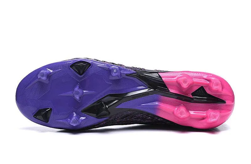 Adidas 19.1 FG Soccers Cleats Shoes Purple Black High impact