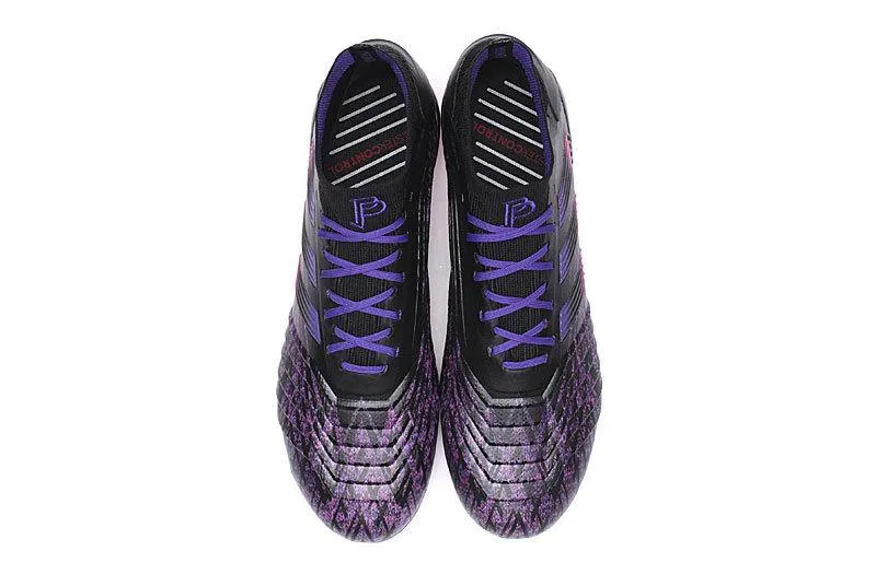 Adult Match Adidas 19.1 FG Soccers Cleats Shoes Purple Black