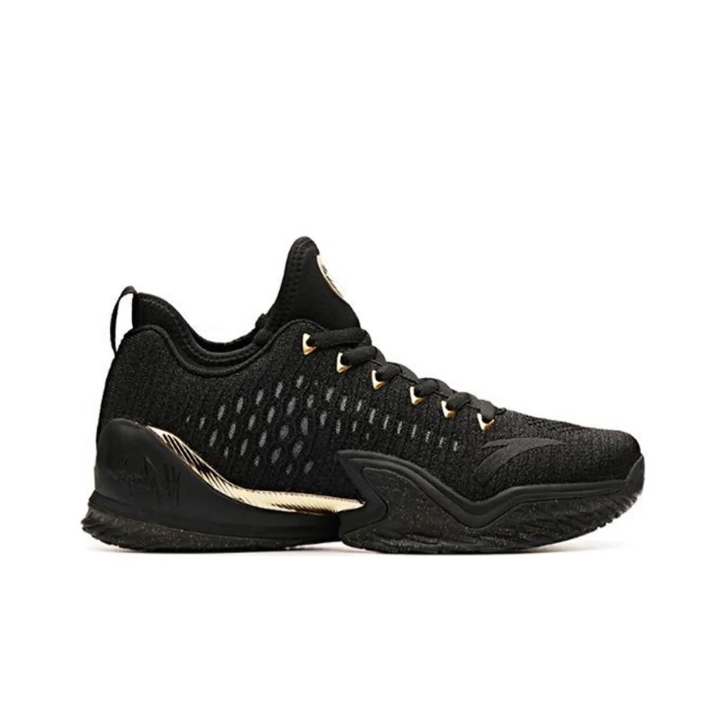 Anta Klay Thompson Kt3 Black/Gold Structured Flex Area