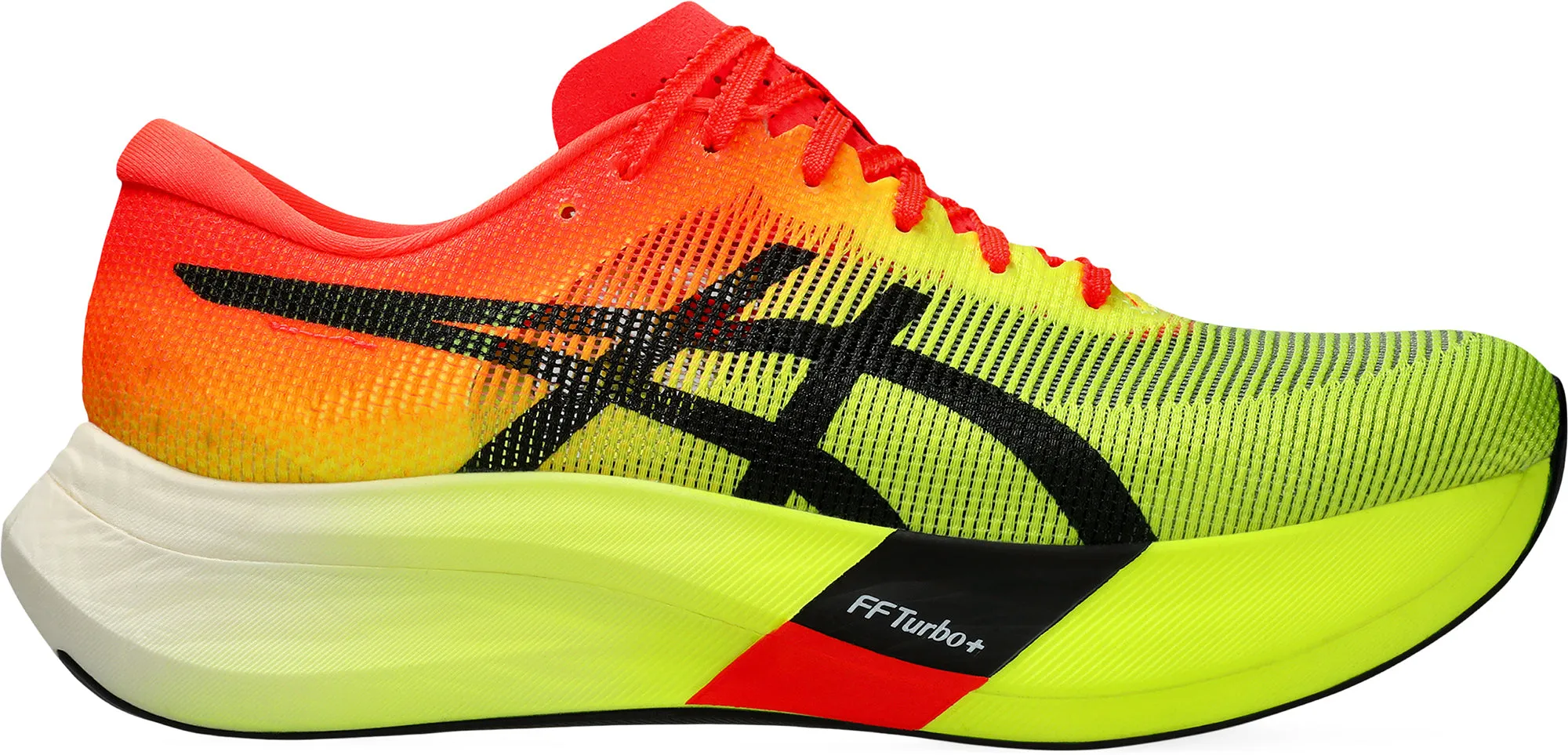 Seamless Uppers Thermoplastic Heel Frame Asics MetaSpeed Edge Paris Running Shoes - Yellow