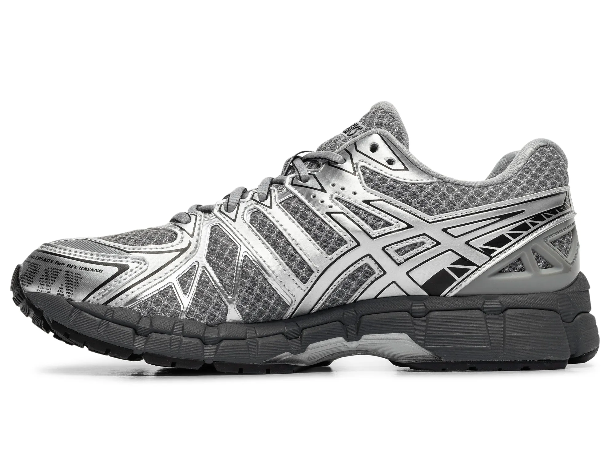 Soft Arch Functional Gear Asics Gel-Kayano 20 'Gravel / Pure Silver'