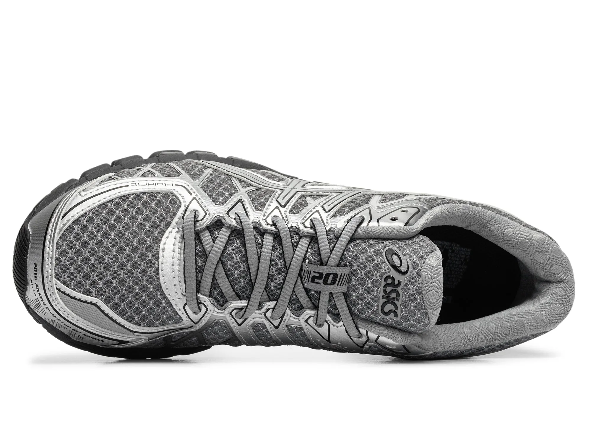 easy - to - store Hilly terrain adaptability Asics Gel-Kayano 20 'Gravel / Pure Silver'
