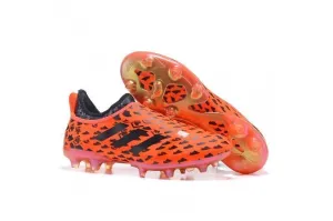 Agile Moves Lateral Lock New Adidas Glitch Skin 17 FG Soccer Cleats Shoes Orange Black Gold