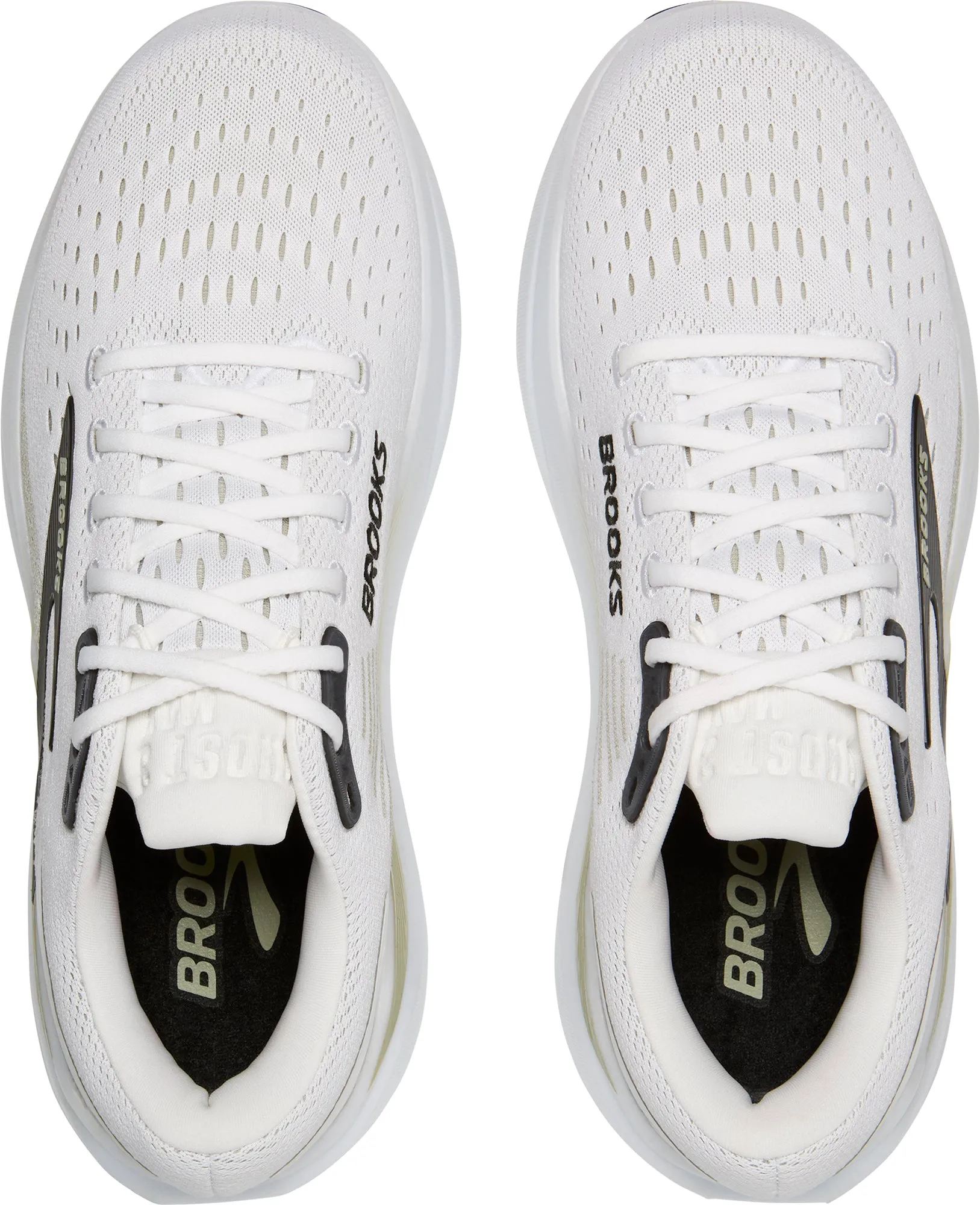 Brooks Ghost Max 3 WIDE FIT (2E) Mens Running Shoes - White hiker shoes
