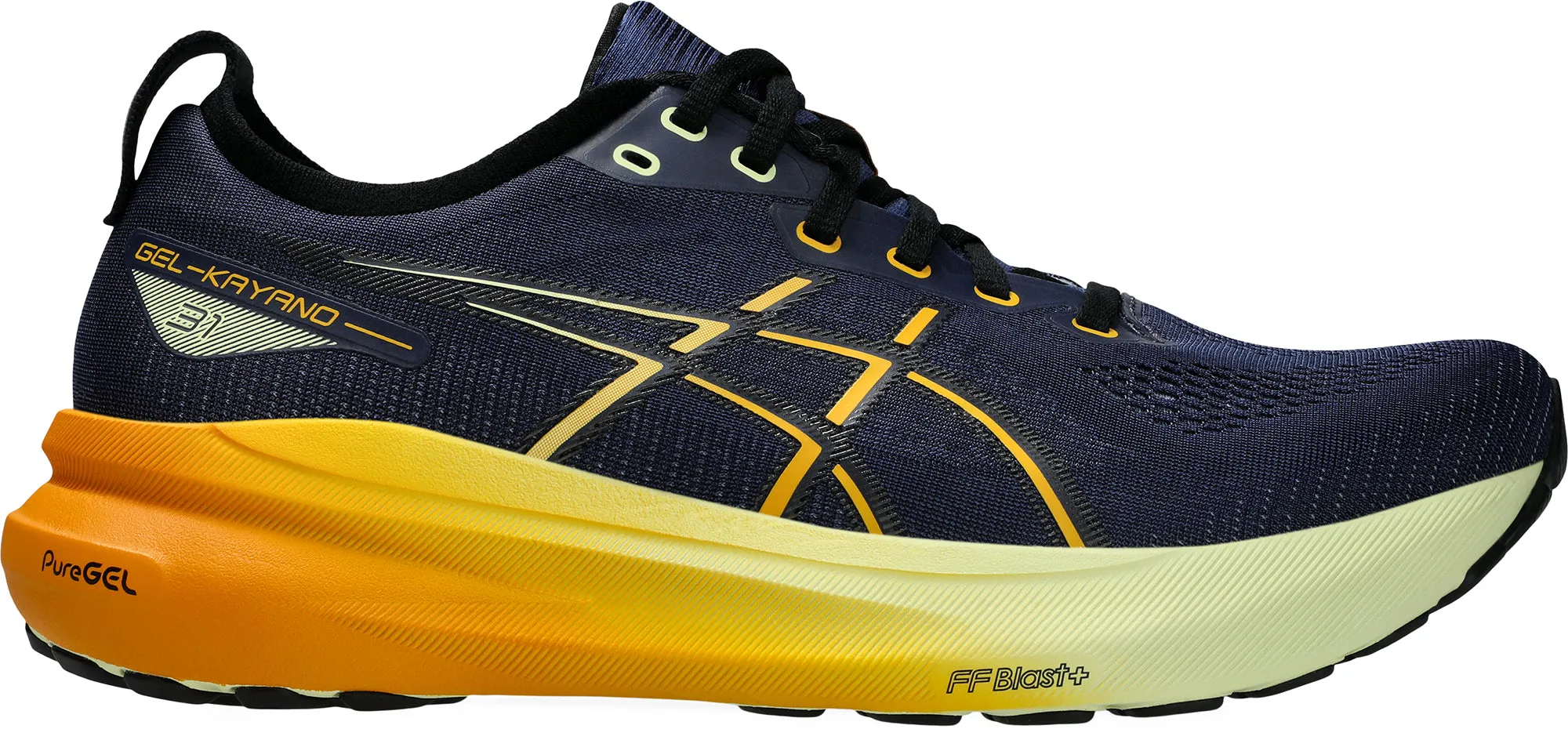 Asics Gel Kayano 31 Mens Running Shoes - Blue Dynamic Traction Outsole