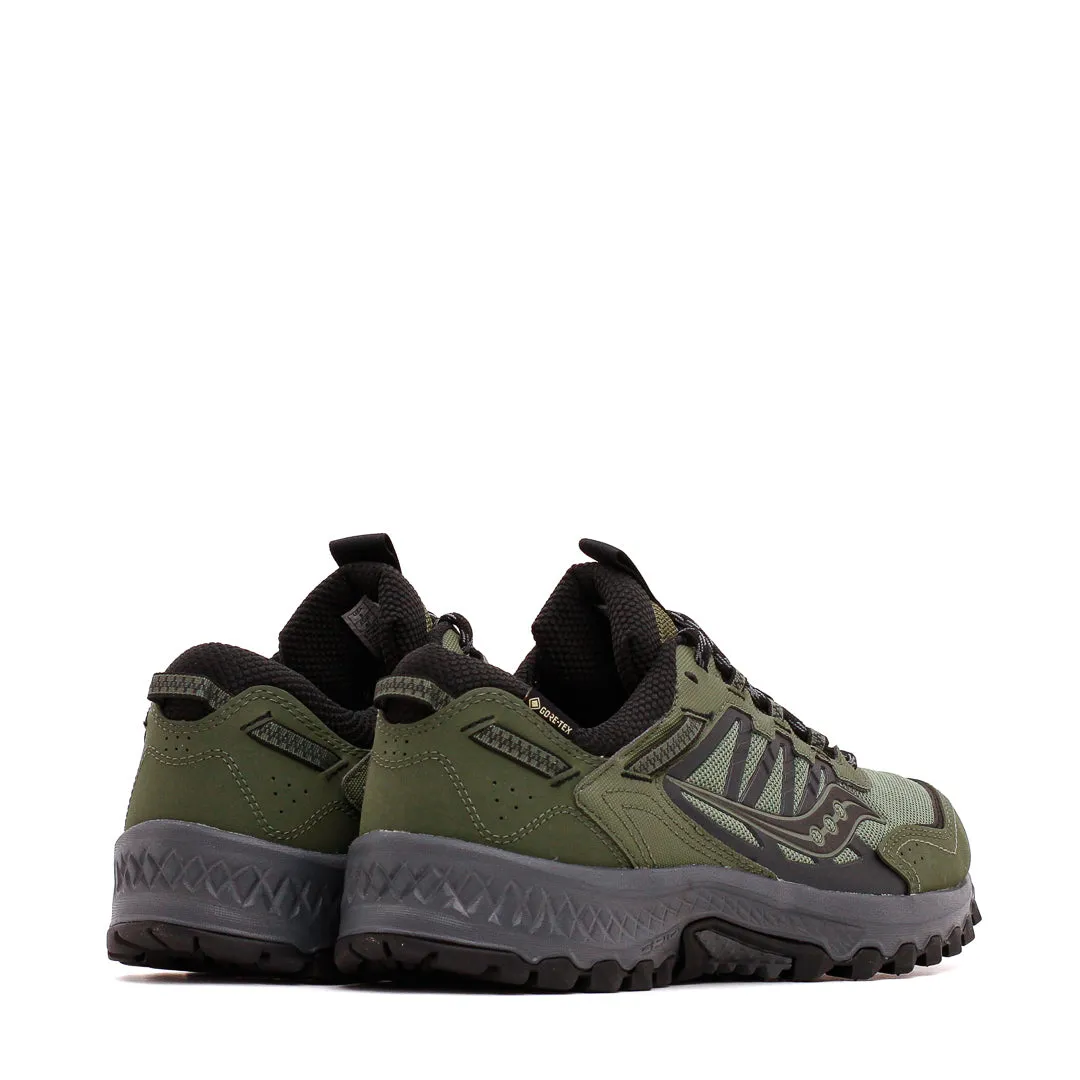 Saucony Men Grid Peak GTX Gore-Tex Forest Black S70849-2 stable - sole - feature shoes Drop In Midsole
