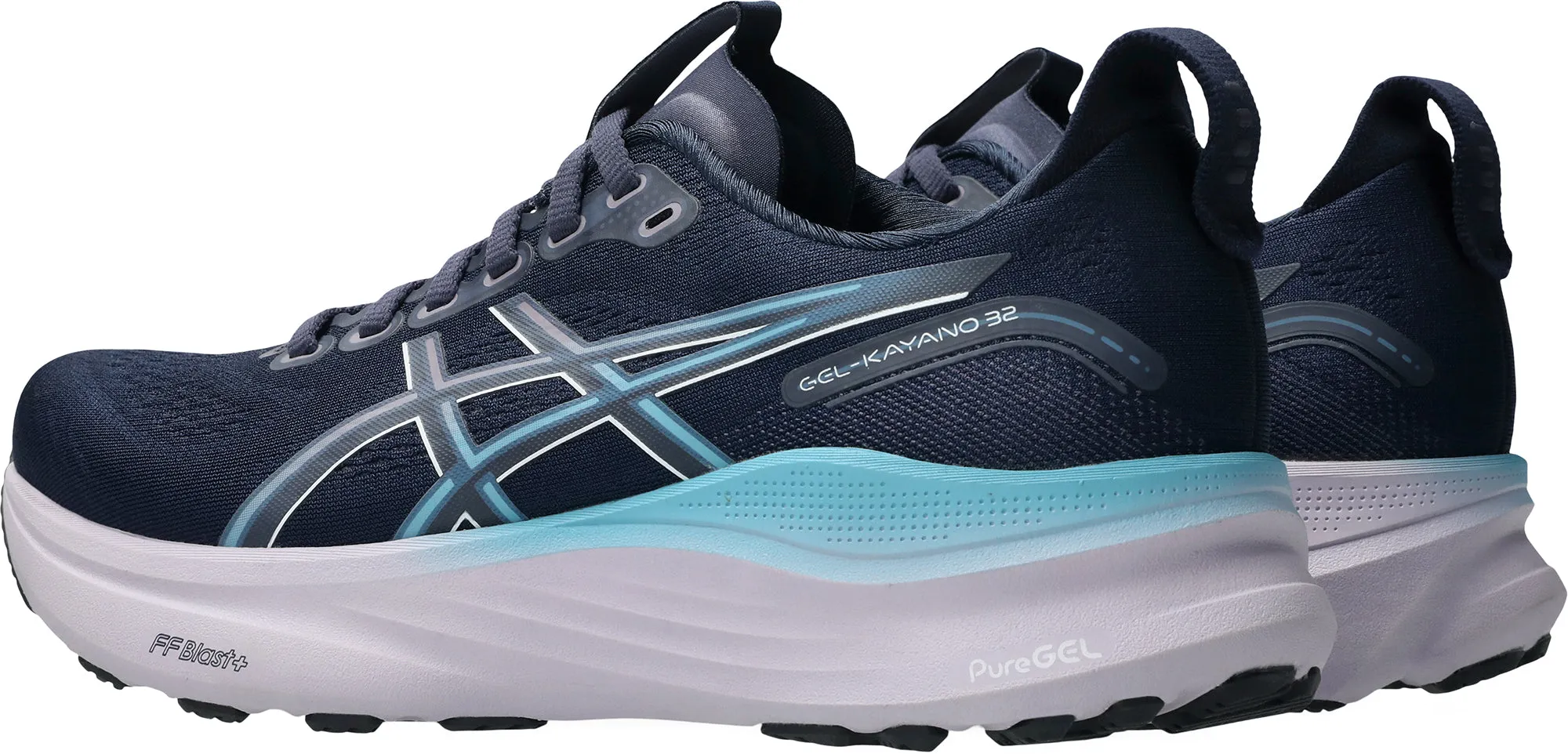 Asics Gel Kayano 32 Womens Running Shoes - Blue LightweightConstruction