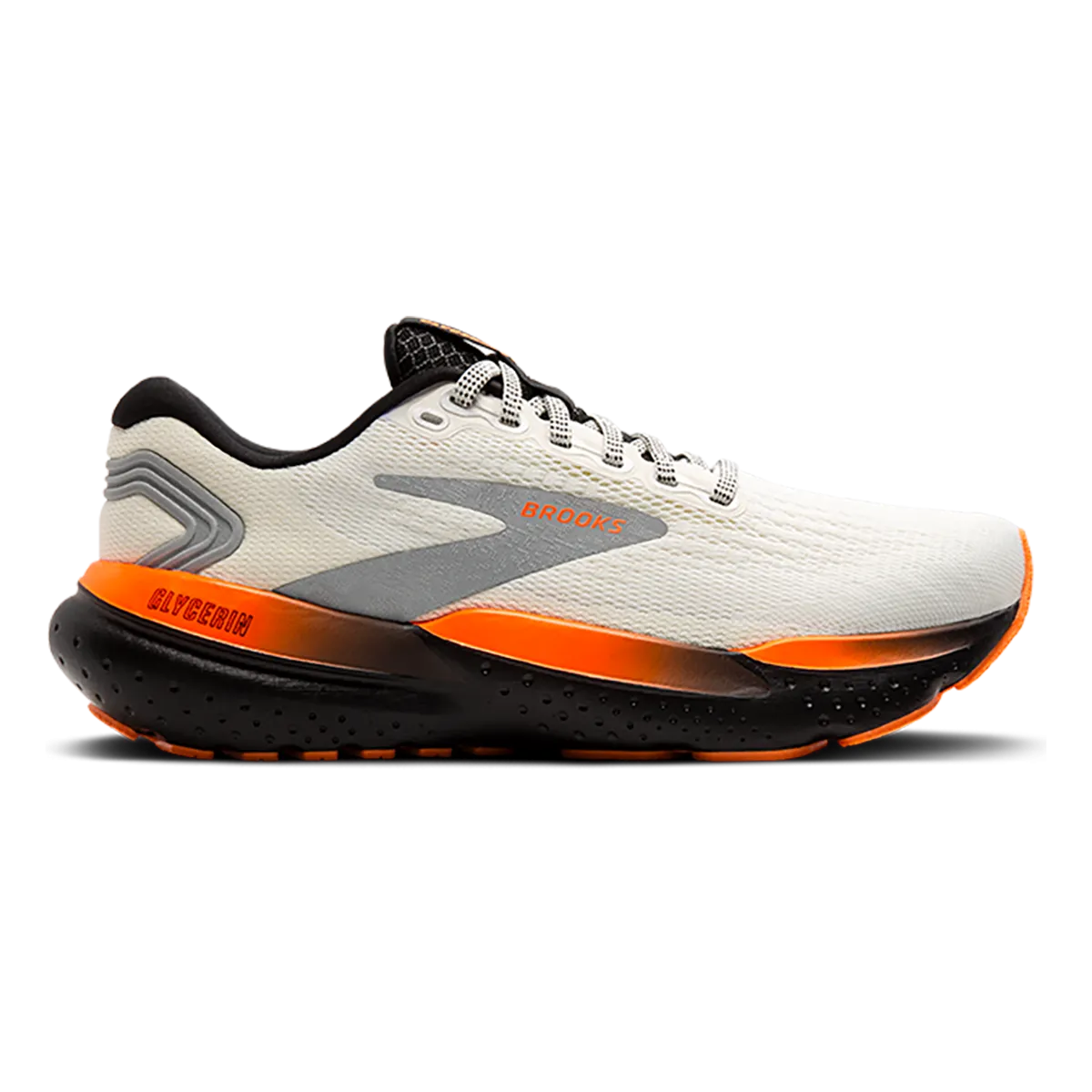 perforated - upper shoes Brooks Glycerin 21 - Ecru - Orange - Black