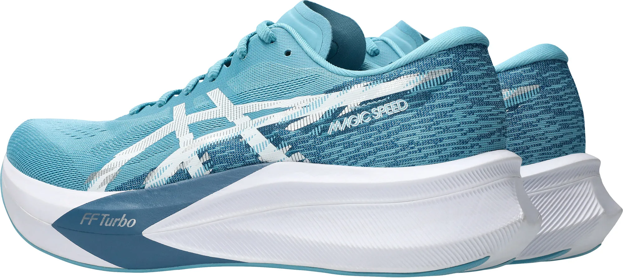 Asics Magic Speed 4 Mens Running Shoes - Blue Responsive Heel Cup mountain gear