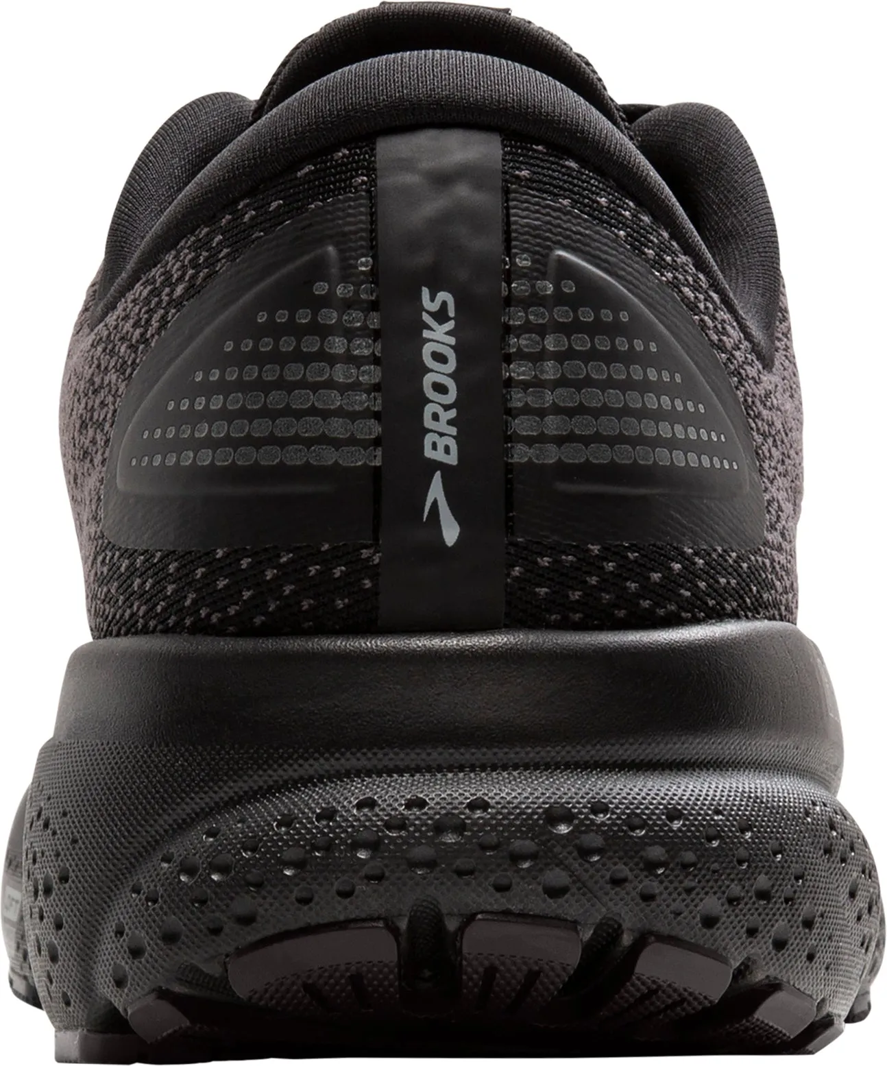 Brooks Ghost 16 GORE-TEX Mens Running Shoes - Black Microfiber Collar Padding marathon - event running shoes