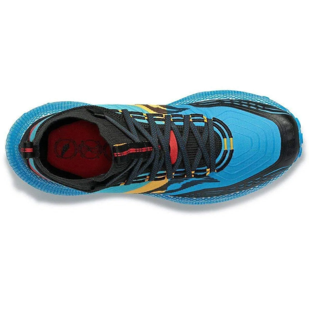 TPU - sole shoes Saucony Endorphin Mid Mens Trail Running Shoes - Blue